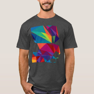 鳥カラフル贈り物 Tシャツ