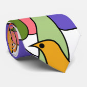 鳥カラフル類 ネクタイ (ロール)