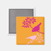 鳥カラフル類 マグネット (正面/裏面)