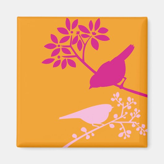 鳥カラフル類 マグネット (正面)