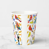 鳥カラフル類 紙コップ (左)