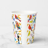 鳥カラフル類 紙コップ (右)