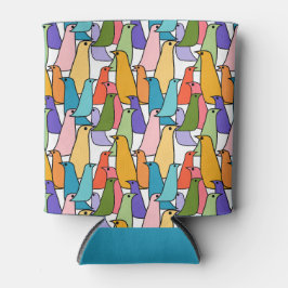 鳥カラフル類 缶クーラー