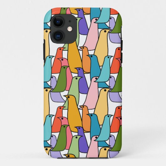 鳥カラフル類 Case-Mate iPhoneケース (裏面)