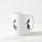 鳥カーソル コーヒーマグカップ (正面右)