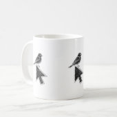 鳥カーソル コーヒーマグカップ (正面左)