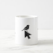 鳥カーソル コーヒーマグカップ (中央)