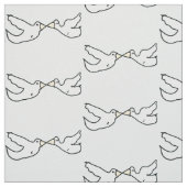 鳥キスをする ファブリック (見本)