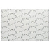 鳥キスをする ファブリック (ファットクウォーター)