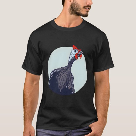 鳥ギニア鳥 Tシャツ (正面)