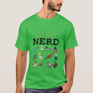 鳥クール愛好家バードウォッチング現在のバードウォッチャーf tシャツ