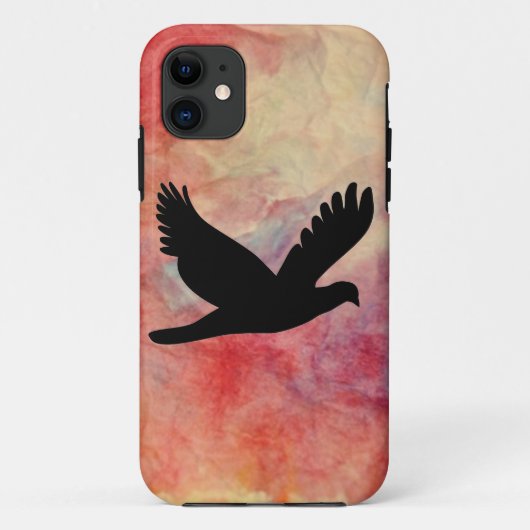 鳥シルエットiPhone 5/5Sケース Case-Mate iPhoneケース (裏面)