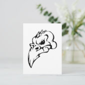 鳥スカル ポストカード (スタンド正面)