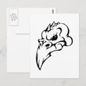 鳥スカル ポストカード (正面/裏面)