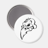 鳥スカル マグネット (正面/裏面)