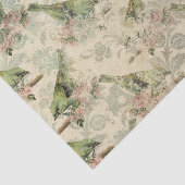 鳥デコップページヴィンテージエフェメラ 薄葉紙 (詳細)