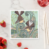 鳥デザインナプキン スタンダードランチョンナプキン (インサイチュ)