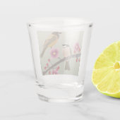 鳥デザイン ショットグラス (裏面)