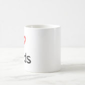 鳥ハート コーヒーマグカップ (中央)