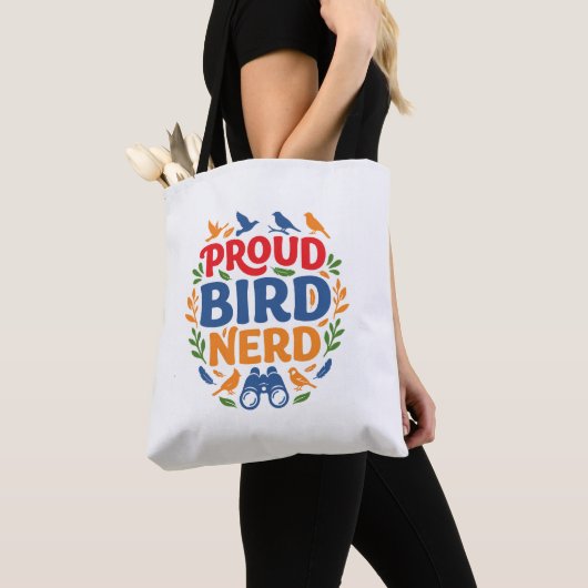鳥バカ トートバッグ (クローズアップ)