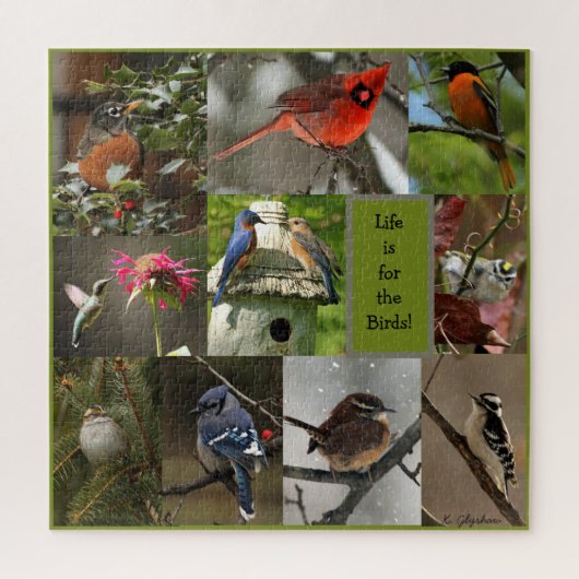 鳥パズル ジグソーパズル (縦)