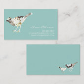 鳥パターン名刺 名刺 (正面/裏面)