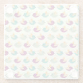 鳥パターン ガラスコースター (裏面)