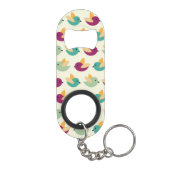 鳥パターン キーホルダー栓抜き (裏面)