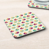 鳥パターン コースター (左側)