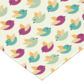 鳥パターン ショートテーブルランナー (コーナー)