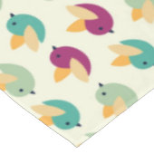 鳥パターン テーブルクロス (アングル)