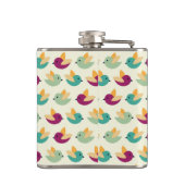 鳥パターン フラスク (裏面)