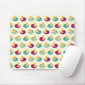 鳥パターン マウスパッド (マウス)