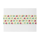 鳥パターン 招待状ベリーバンド (裏面例)