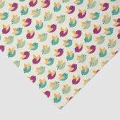 鳥パターン 薄葉紙 (詳細)