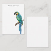 鳥パーソナライズされた水色ノートカード ノートカード (正面/裏面)
