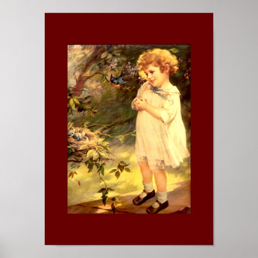 鳥ビクトリアンかわいこちゃん ポスター (正面)