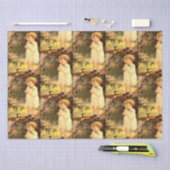 鳥ビクトリアンかわいこちゃん 薄葉紙 (クラフト)