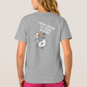 鳥ファンキーの毛の具合や鵞鳥の具合など Tシャツ (裏面)