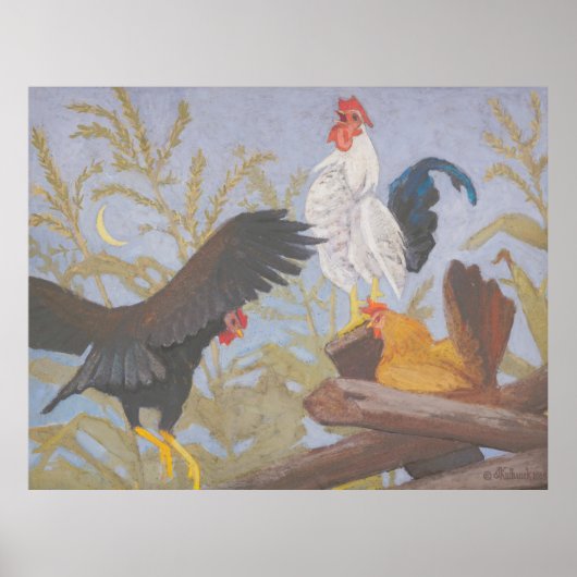 鳥ファンシー – クカラフルルハネクによる家禽（1969年） ポスター (正面)