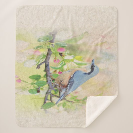 鳥ファン シェルパブランケット (正面)