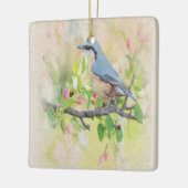 鳥ファン セラミックオーナメント (左)