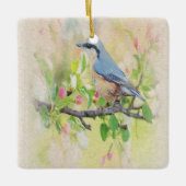 鳥ファン セラミックオーナメント (正面)