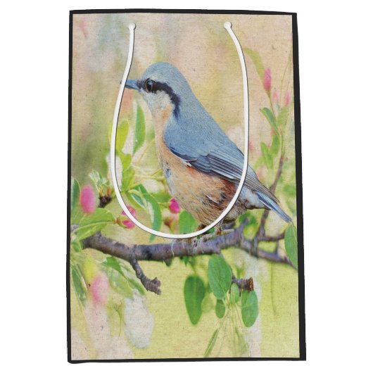 鳥ファン ミディアムペーパーバッグ (正面)