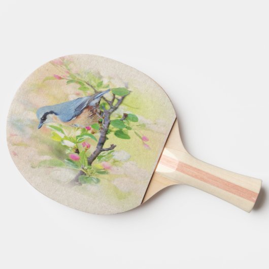 鳥ファン 卓球ラケット (横)