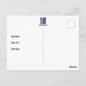 鳥フィーダーはがき ポストカード (裏面)