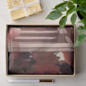 鳥フランスのピンク 薄葉紙 (ギフト)