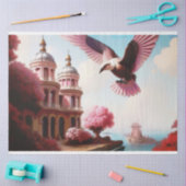 鳥フランスの海岸 薄葉紙 (クラフト)