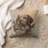 鳥フランスの狩りアート クッション (ブランケット)