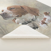 鳥フランスの狩りアート シェルパブランケット (3/4)